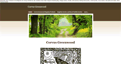 Desktop Screenshot of corvusgreenwood.com