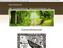 Tablet Screenshot of corvusgreenwood.com